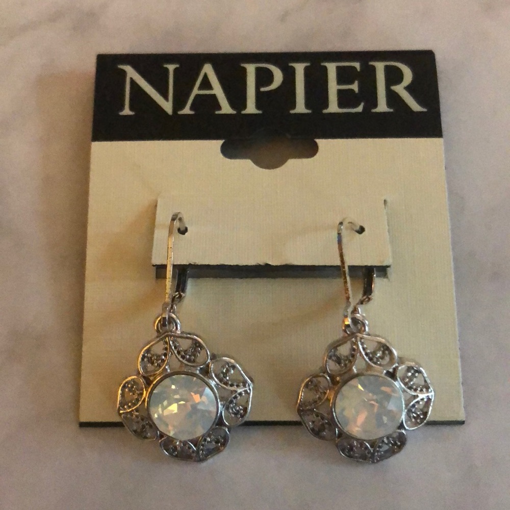 Napier flowerlike mandala dangle earrings
